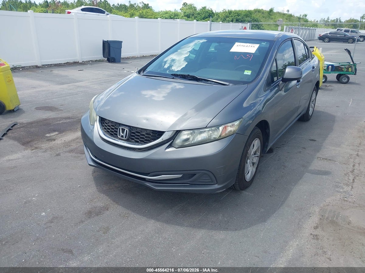 2013 HONDA CIVIC LX — снимка 2