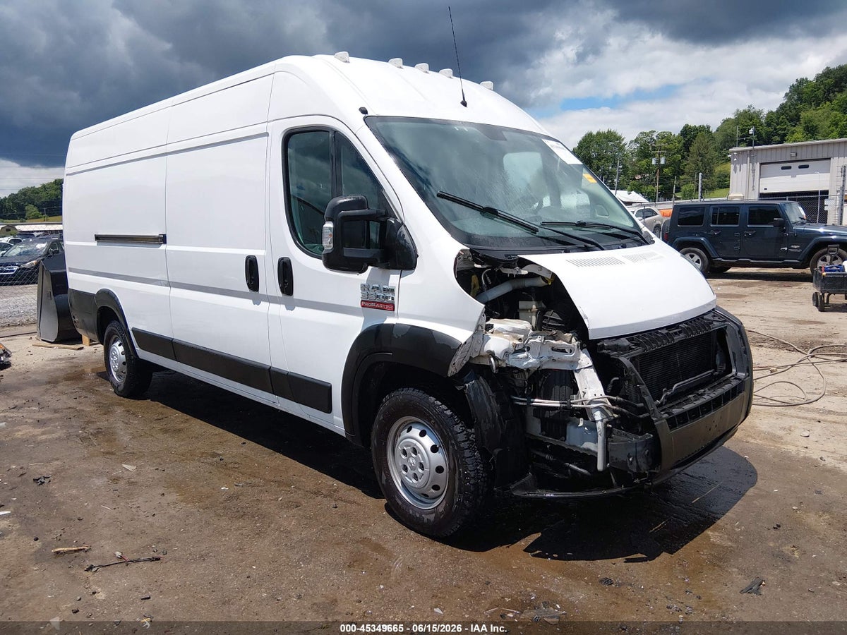 2019 RAM PROMASTER 3500 CARGO VAN HIGH ROOF 159 WB EXT