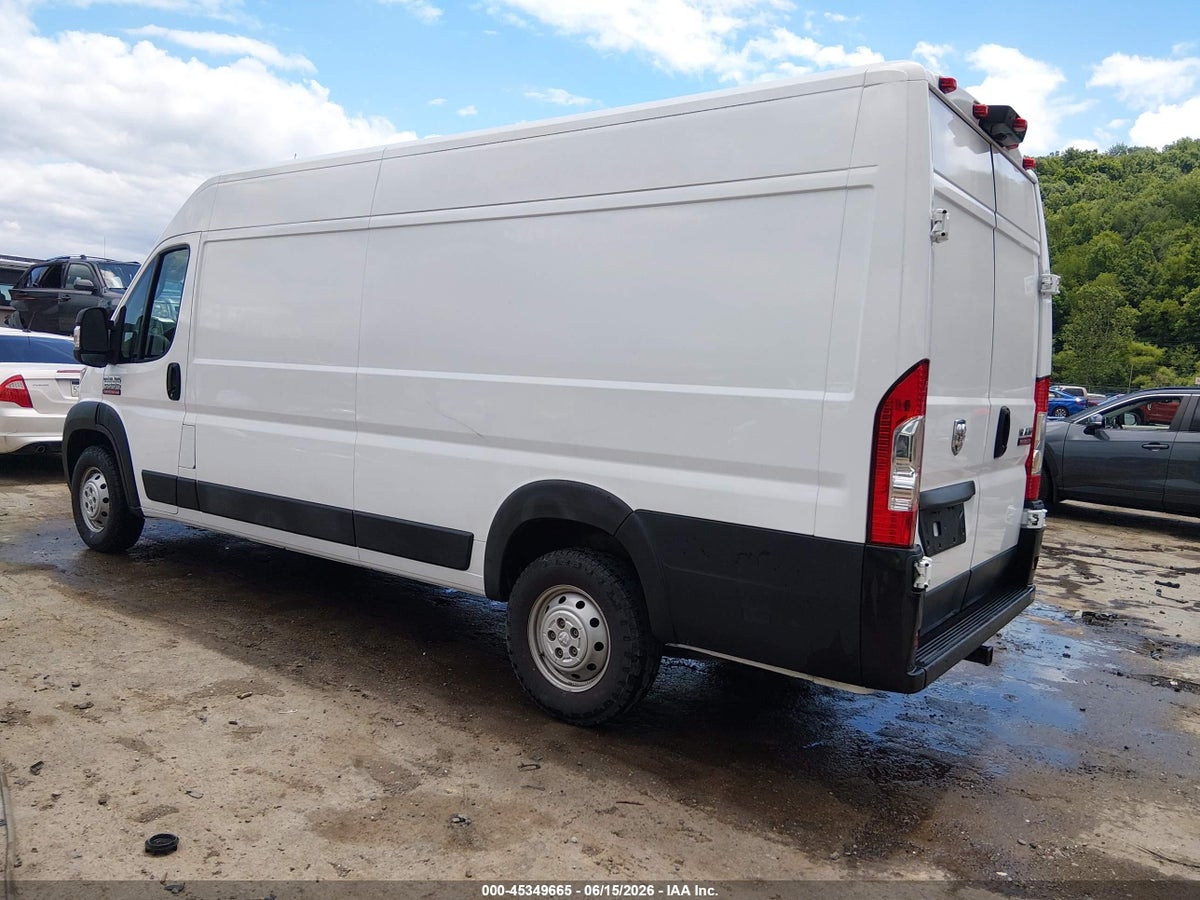 2019 RAM PROMASTER 3500 CARGO VAN HIGH ROOF 159 WB EXT — снимка 3