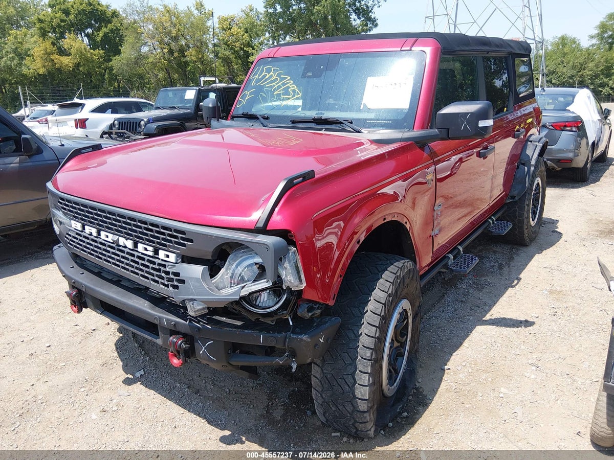 2021 FORD BRONCO BADLANDS/BIG BEND/BLACK DIAMOND/OUTER BANKS/WILDTRAK — снимка 2