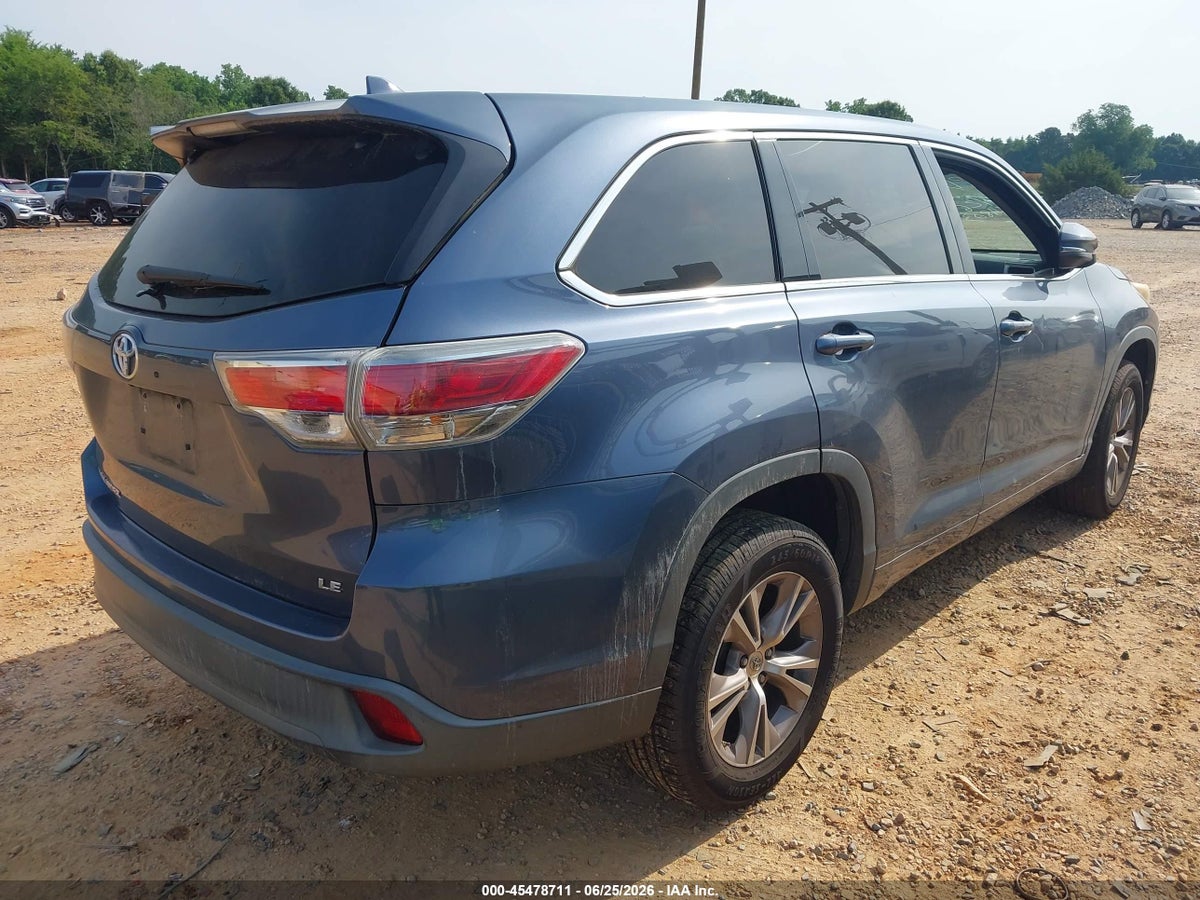 2015 TOYOTA HIGHLANDER LE PLUS V6 — снимка 4