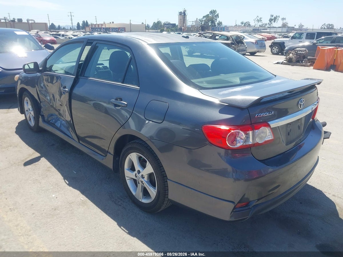 2012 TOYOTA COROLLA S — снимка 3