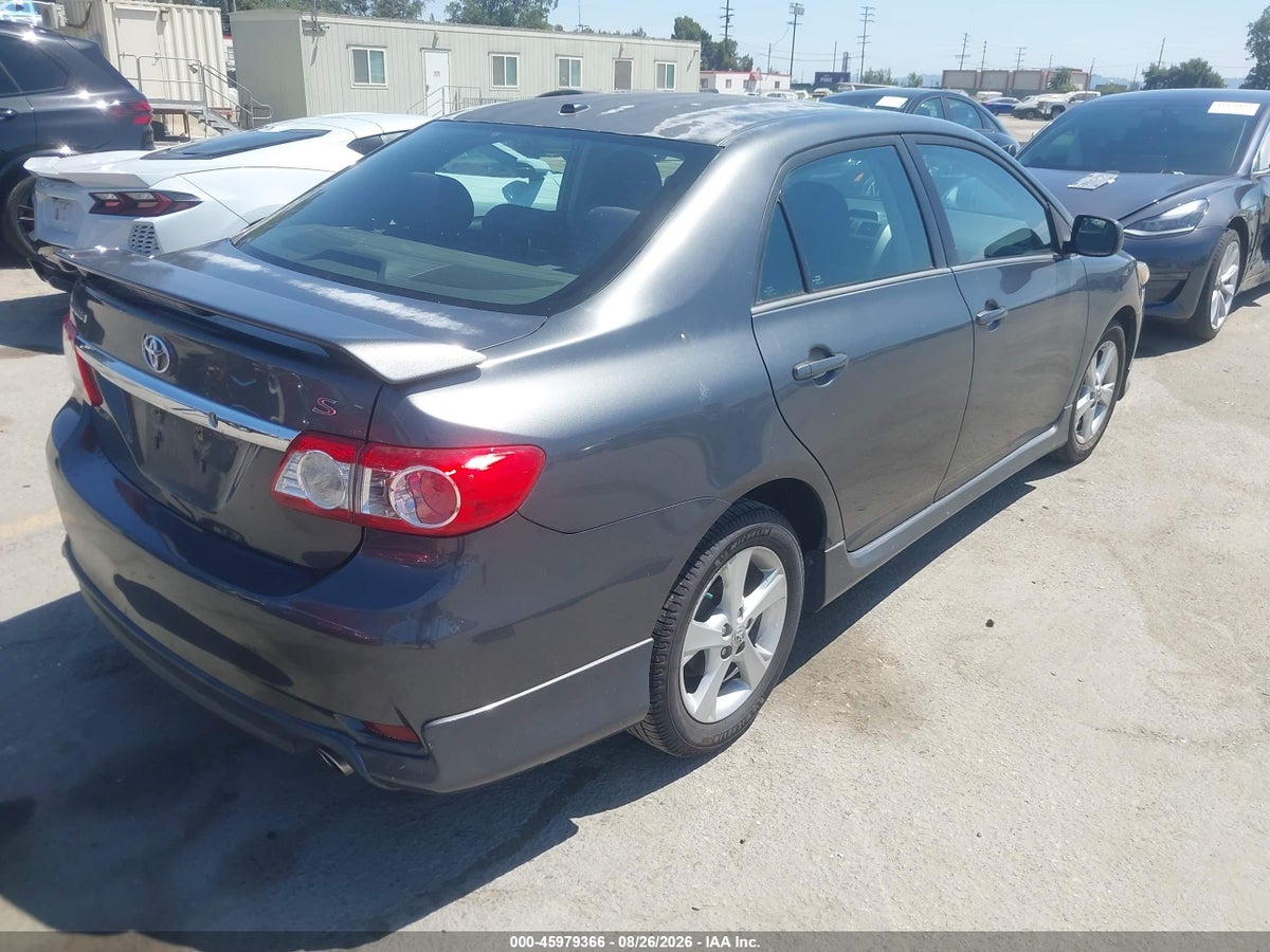 2012 TOYOTA COROLLA S — снимка 4