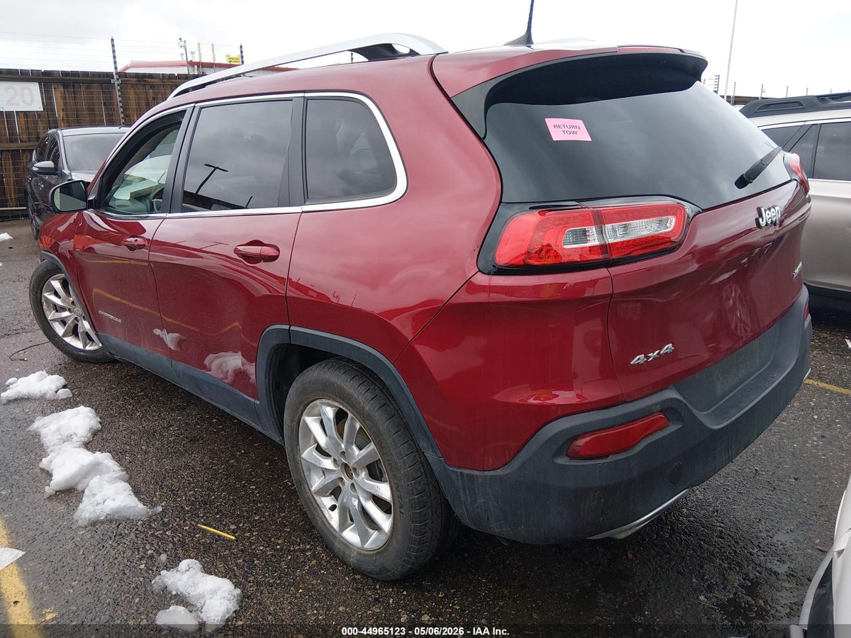 2016 JEEP CHEROKEE LIMITED — снимка 3