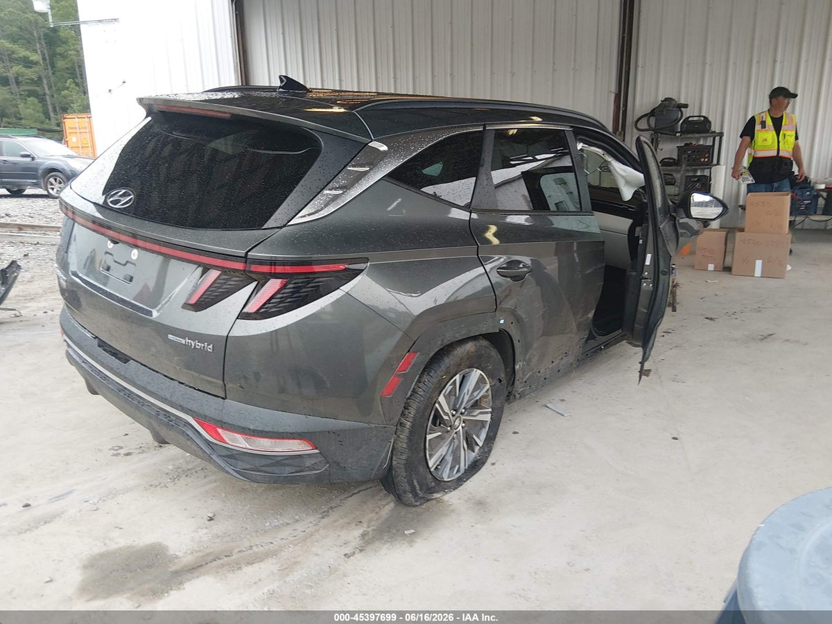 2023 HYUNDAI TUCSON HYBRID BLUE — снимка 4