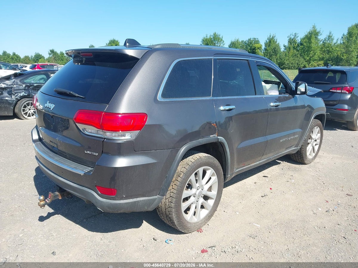 2017 JEEP GRAND CHEROKEE LIMITED 4X4 — снимка 4