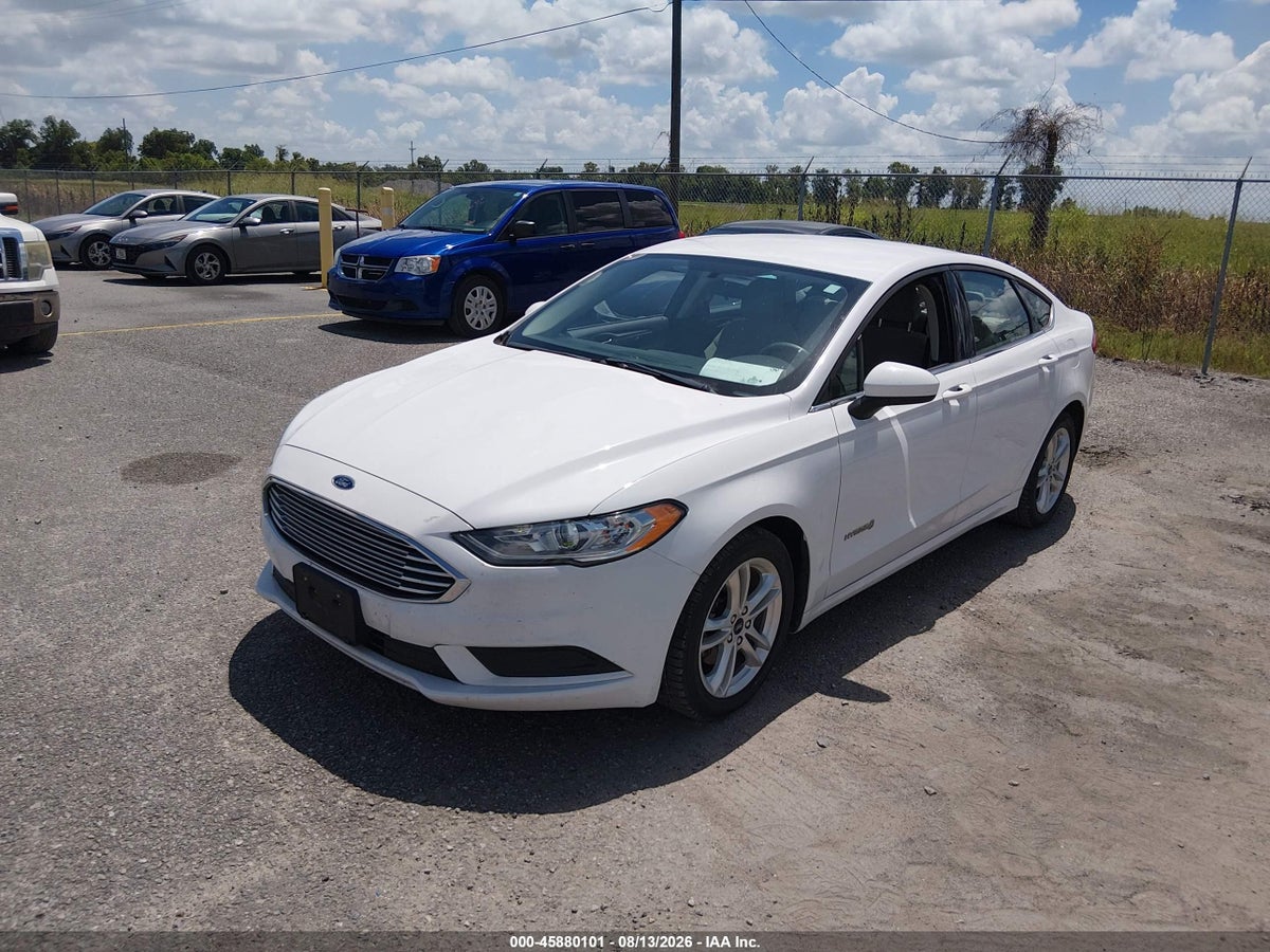 2018 FORD FUSION HYBRID S — снимка 2