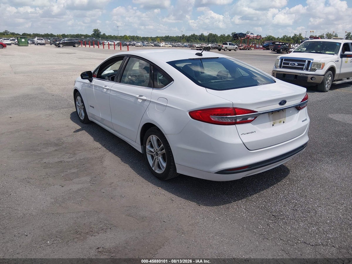2018 FORD FUSION HYBRID S — снимка 3