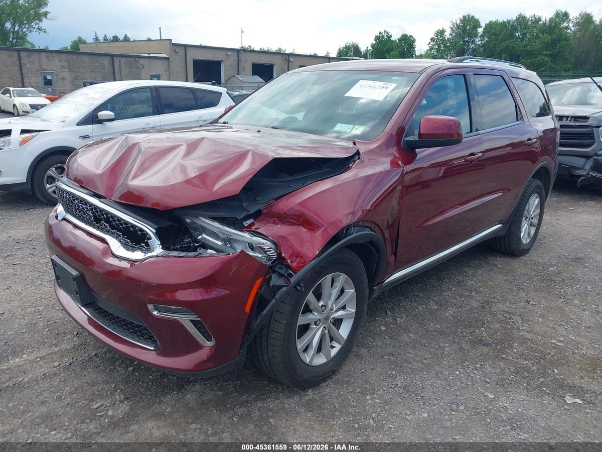 2022 DODGE DURANGO SXT AWD — снимка 2