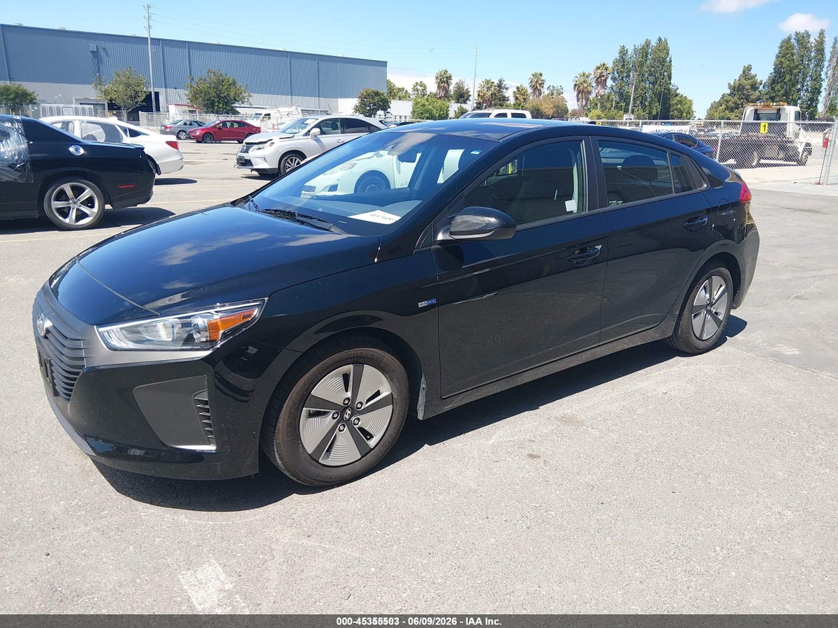 2018 HYUNDAI IONIQ HYBRID BLUE — снимка 2