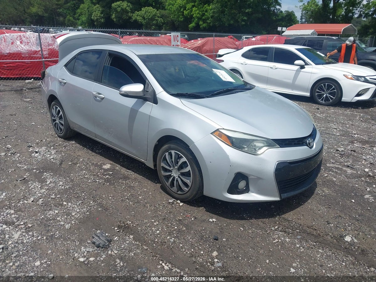 2016 TOYOTA COROLLA S