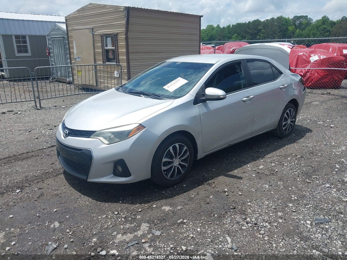 2016 TOYOTA COROLLA S — снимка 2