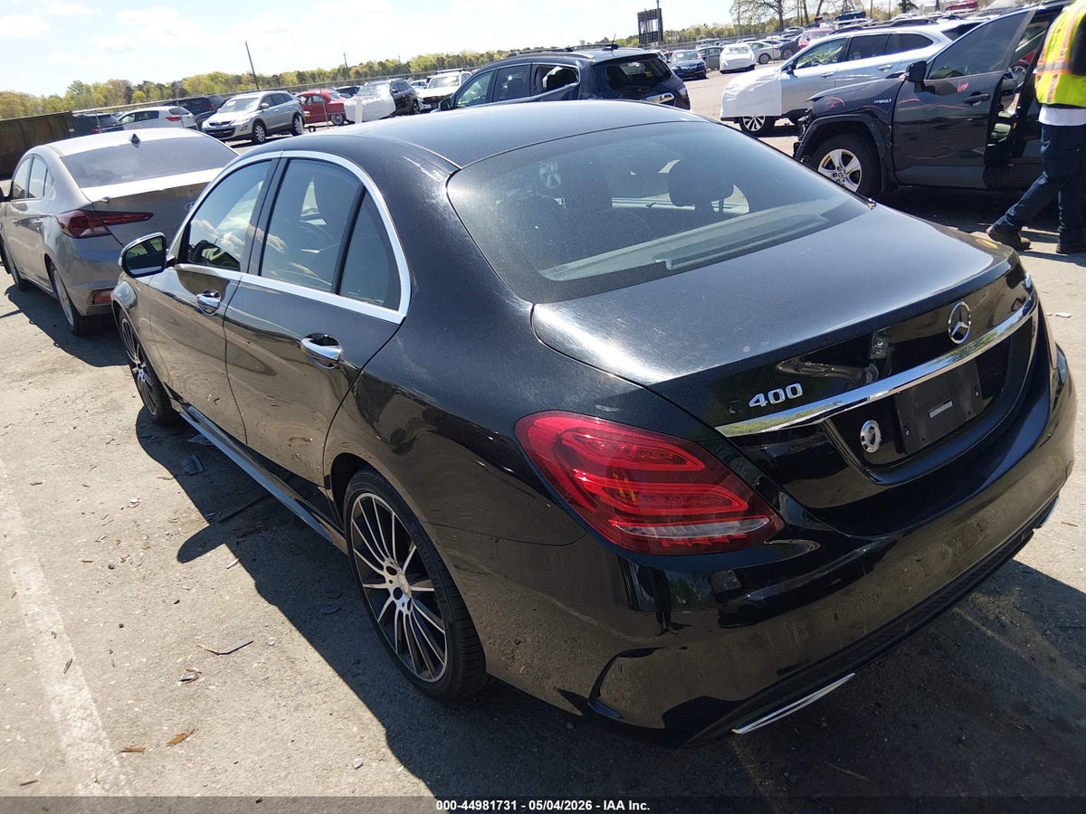 2015 MERCEDES-BENZ C 400 4MATIC — снимка 3