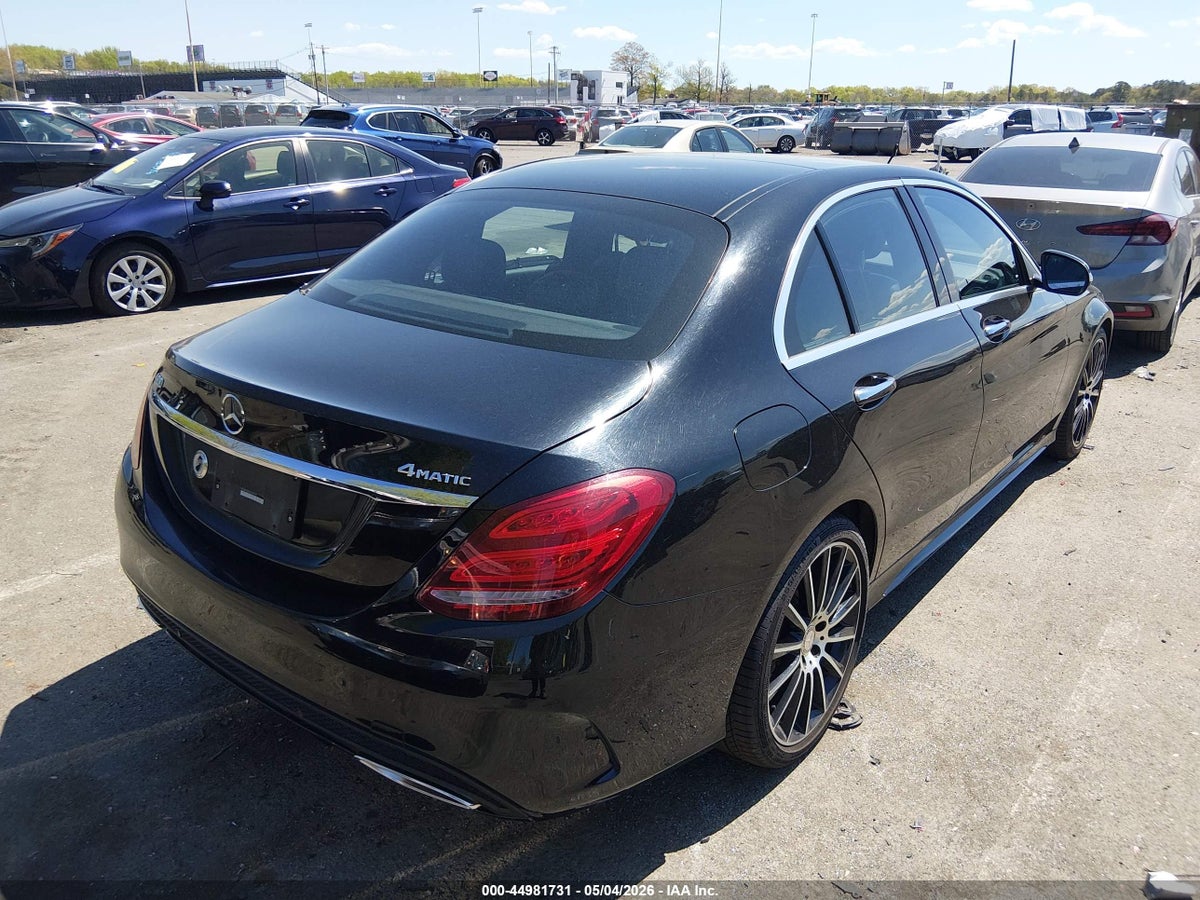 2015 MERCEDES-BENZ C 400 4MATIC — снимка 4