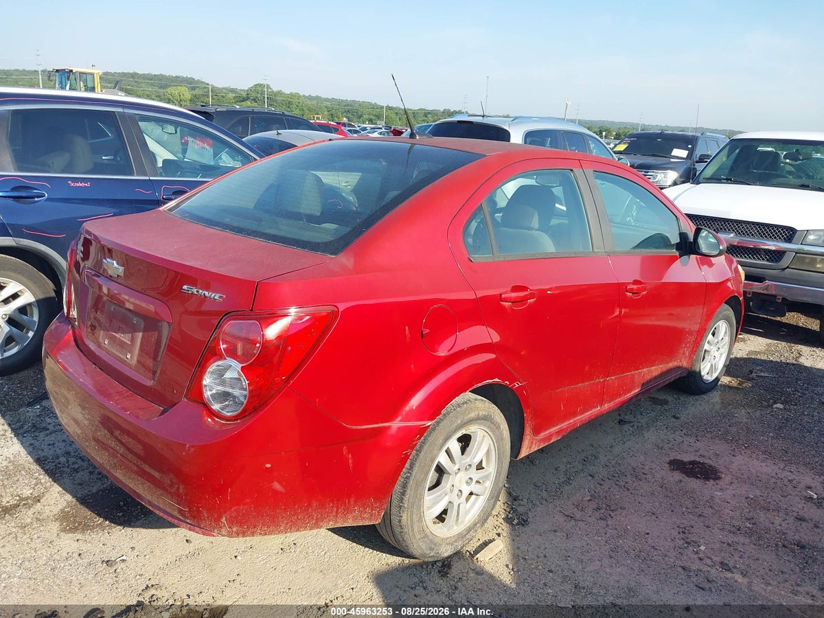 2012 CHEVROLET SONIC 2LS — снимка 4