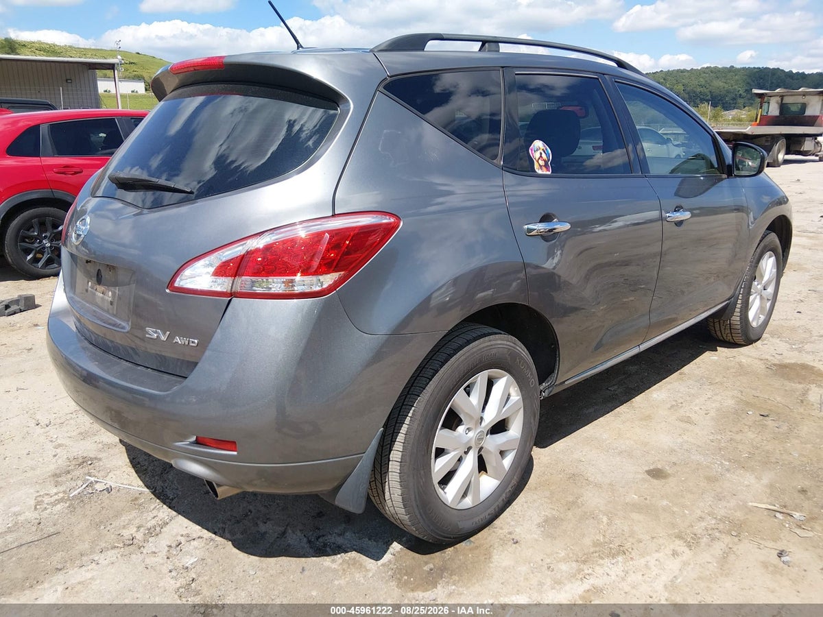 2013 NISSAN MURANO SV — снимка 4