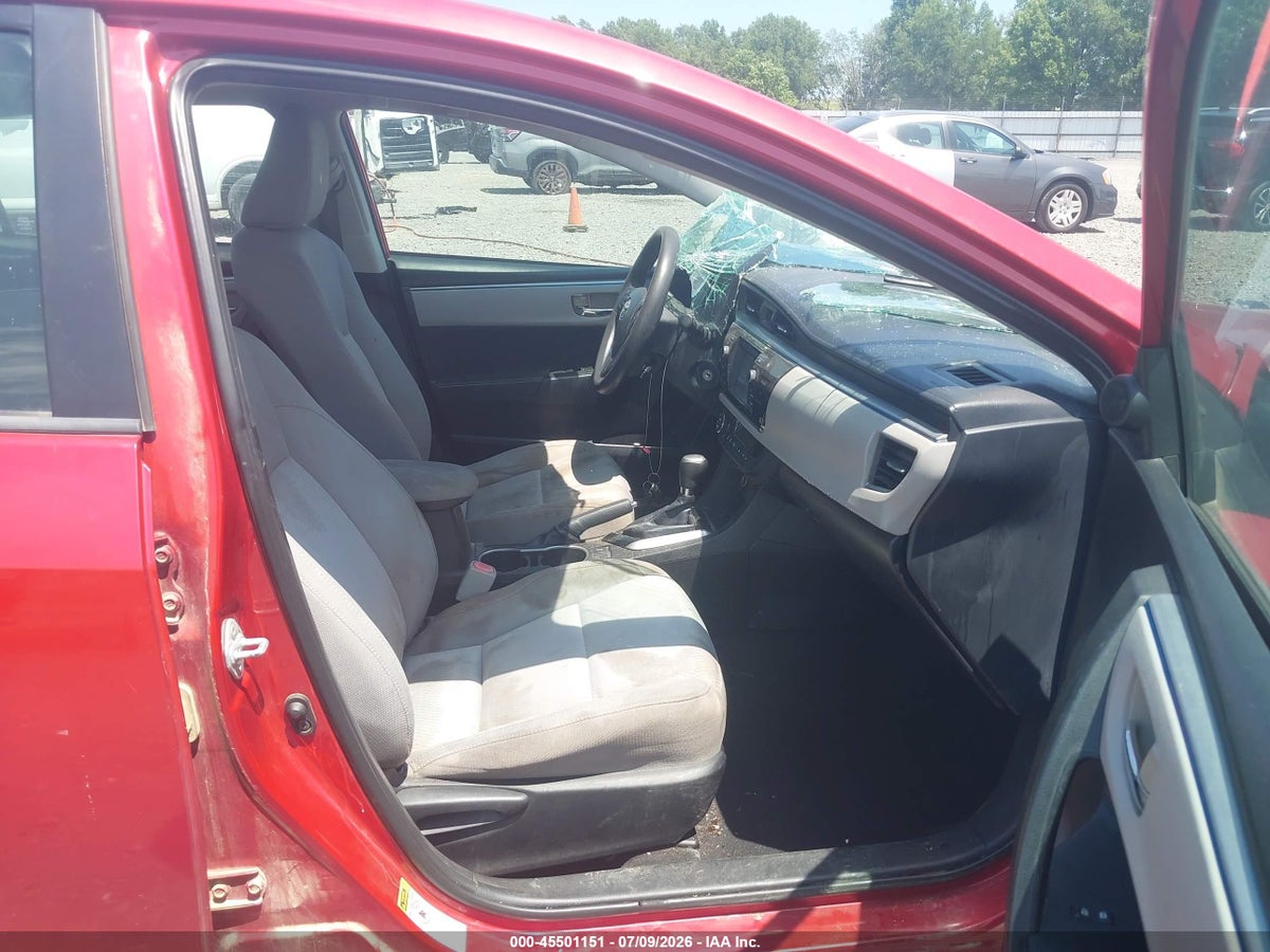 2014 TOYOTA COROLLA LE — снимка 5