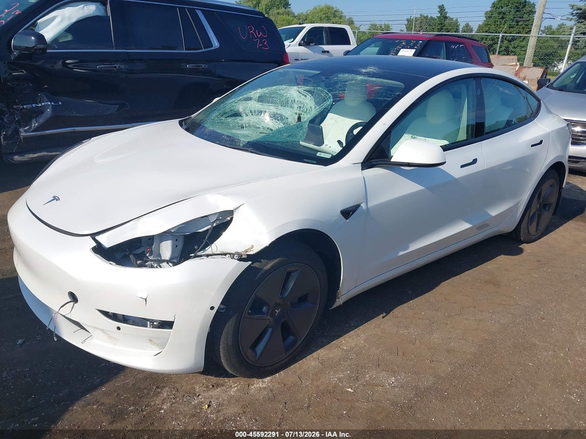 2022 TESLA MODEL 3 LONG RANGE DUAL MOTOR ALL-WHEEL DRIVE — снимка 2
