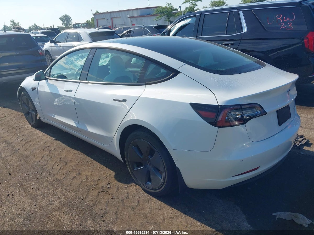 2022 TESLA MODEL 3 LONG RANGE DUAL MOTOR ALL-WHEEL DRIVE — снимка 3