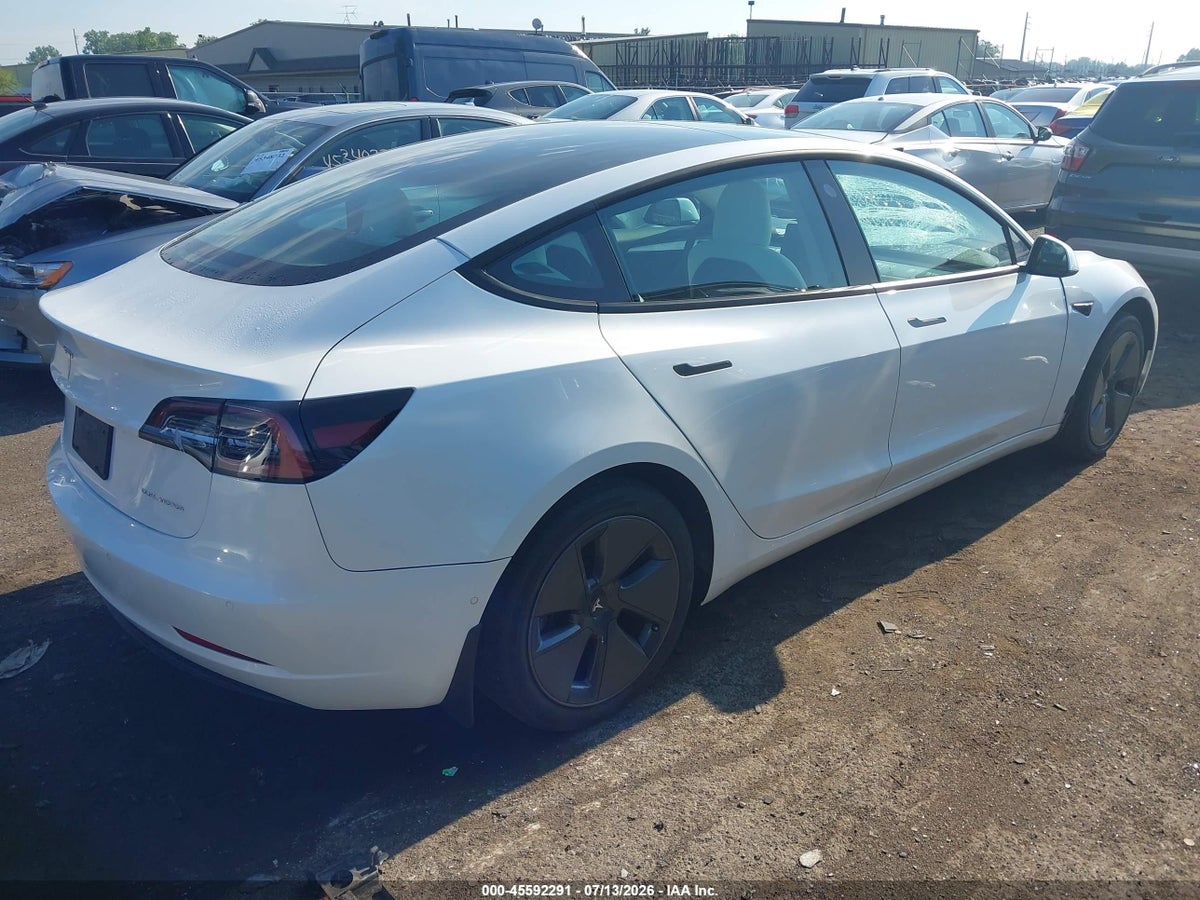 2022 TESLA MODEL 3 LONG RANGE DUAL MOTOR ALL-WHEEL DRIVE — снимка 4
