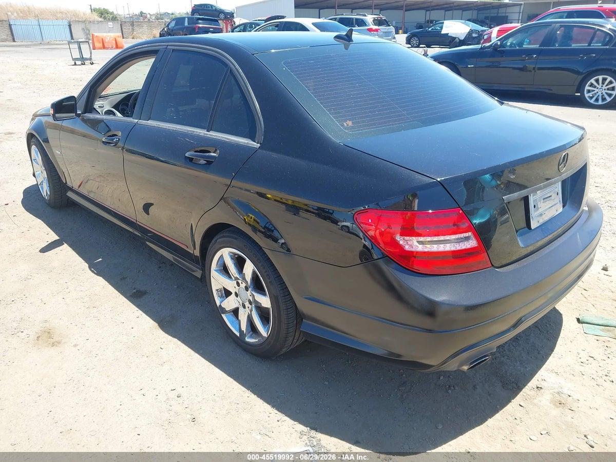 2012 MERCEDES-BENZ C 250 SPORT — снимка 3