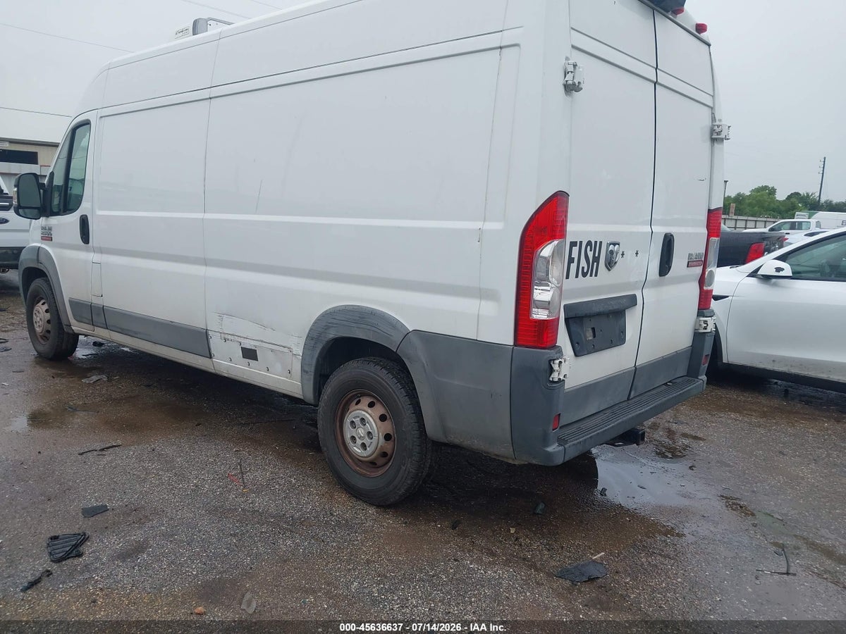 2017 RAM PROMASTER 2500 HIGH ROOF 159 WB — снимка 3