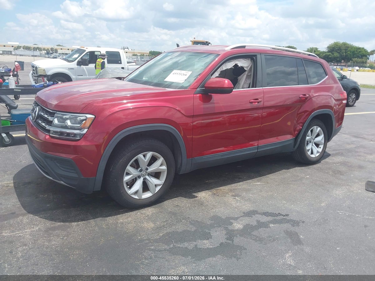 2018 VOLKSWAGEN ATLAS 2.0T S — снимка 2