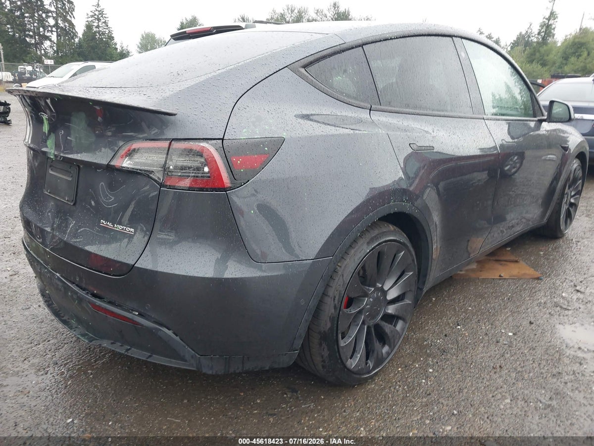 2022 TESLA MODEL Y PERFORMANCE DUAL MOTOR ALL-WHEEL DRIVE — снимка 4
