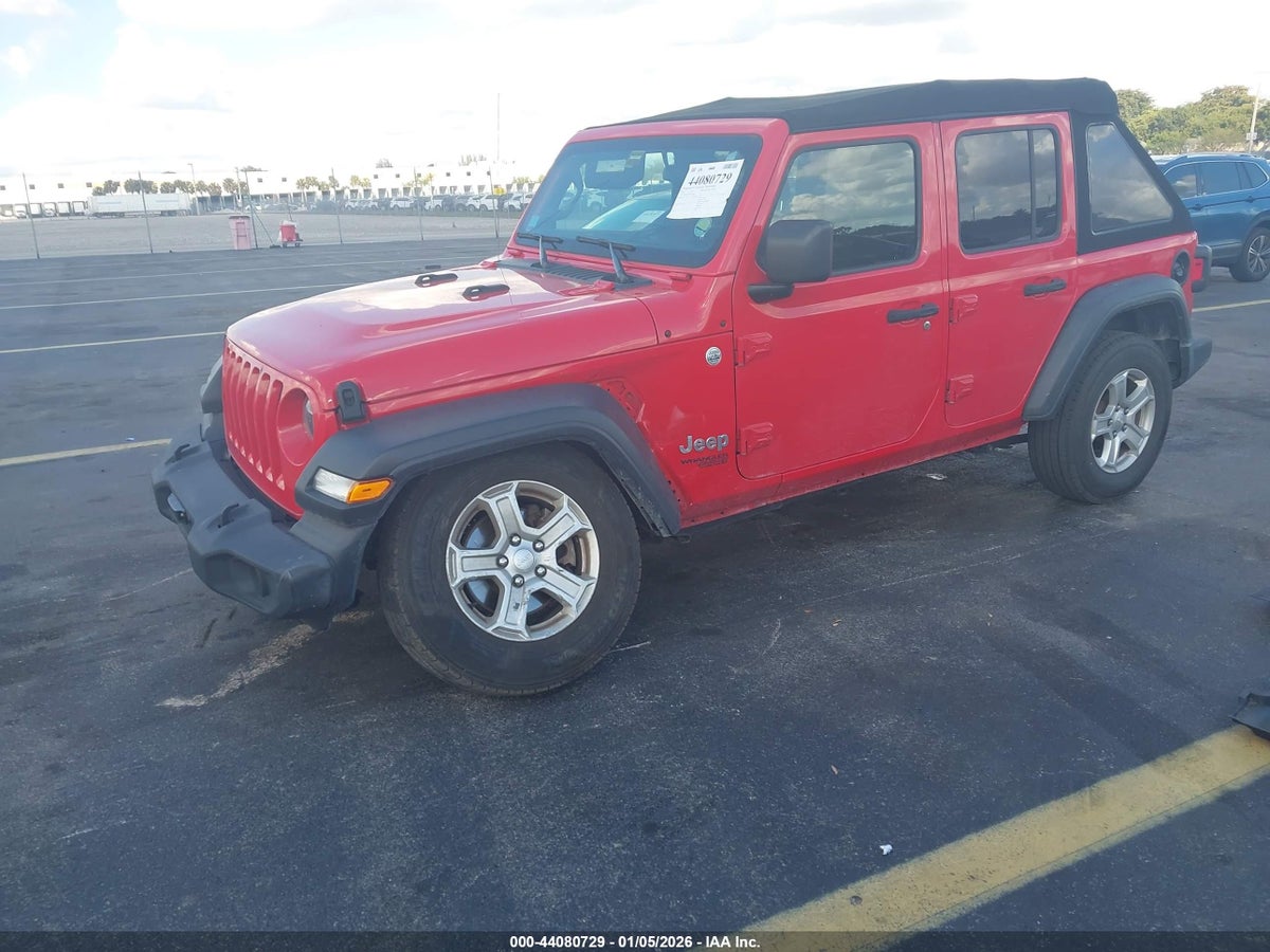 2020 JEEP WRANGLER UNLIMITED SPORT S 4X4 — снимка 2