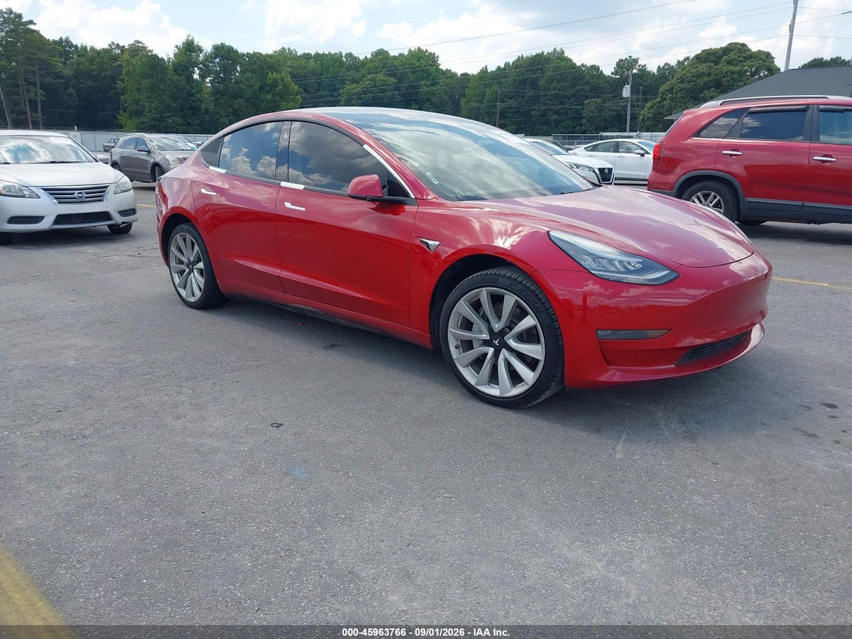 2019 TESLA MODEL 3 LONG RANGE/MID RANGE/STANDARD RANGE/STANDARD RANGE PLUS