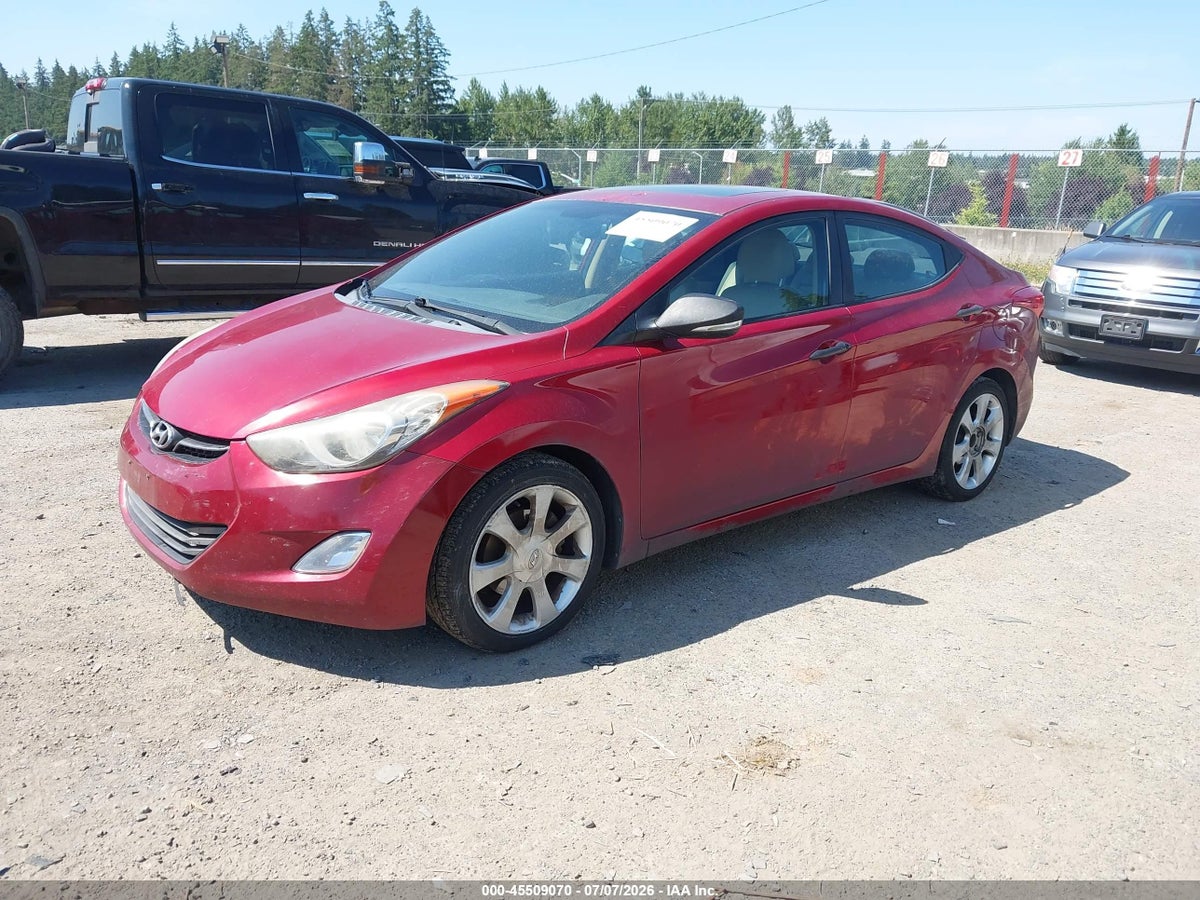 2012 HYUNDAI ELANTRA LIMITED (ULSAN PLANT) — снимка 2
