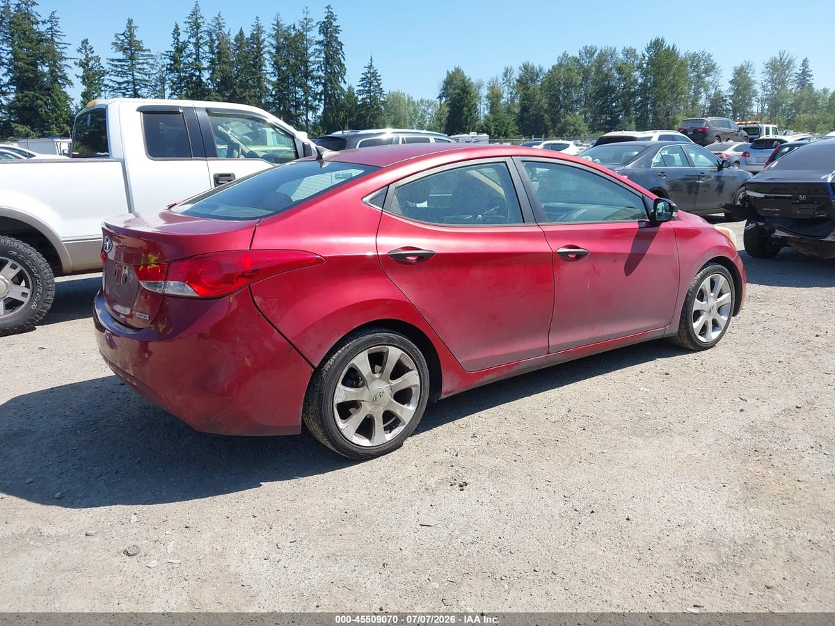 2012 HYUNDAI ELANTRA LIMITED (ULSAN PLANT) — снимка 4