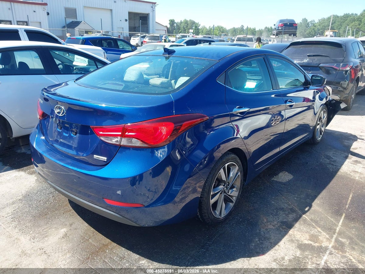 2015 HYUNDAI ELANTRA LIMITED — снимка 4