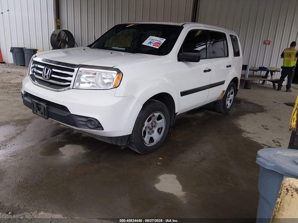 2012 HONDA PILOT LX — снимка 2