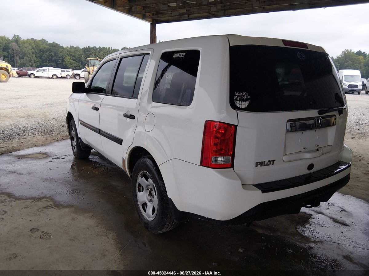 2012 HONDA PILOT LX — снимка 3