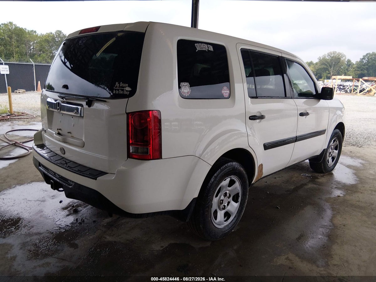 2012 HONDA PILOT LX — снимка 4