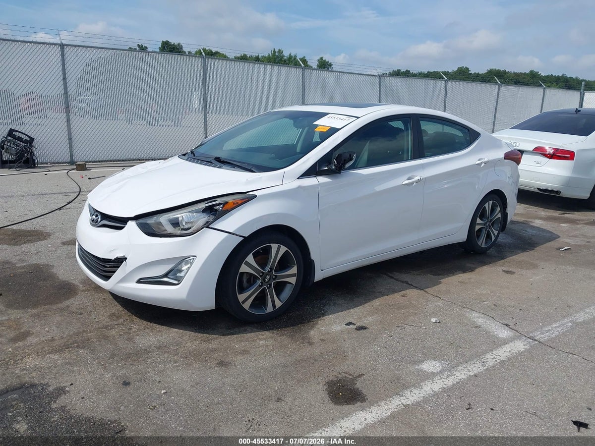 2015 HYUNDAI ELANTRA SPORT — снимка 2