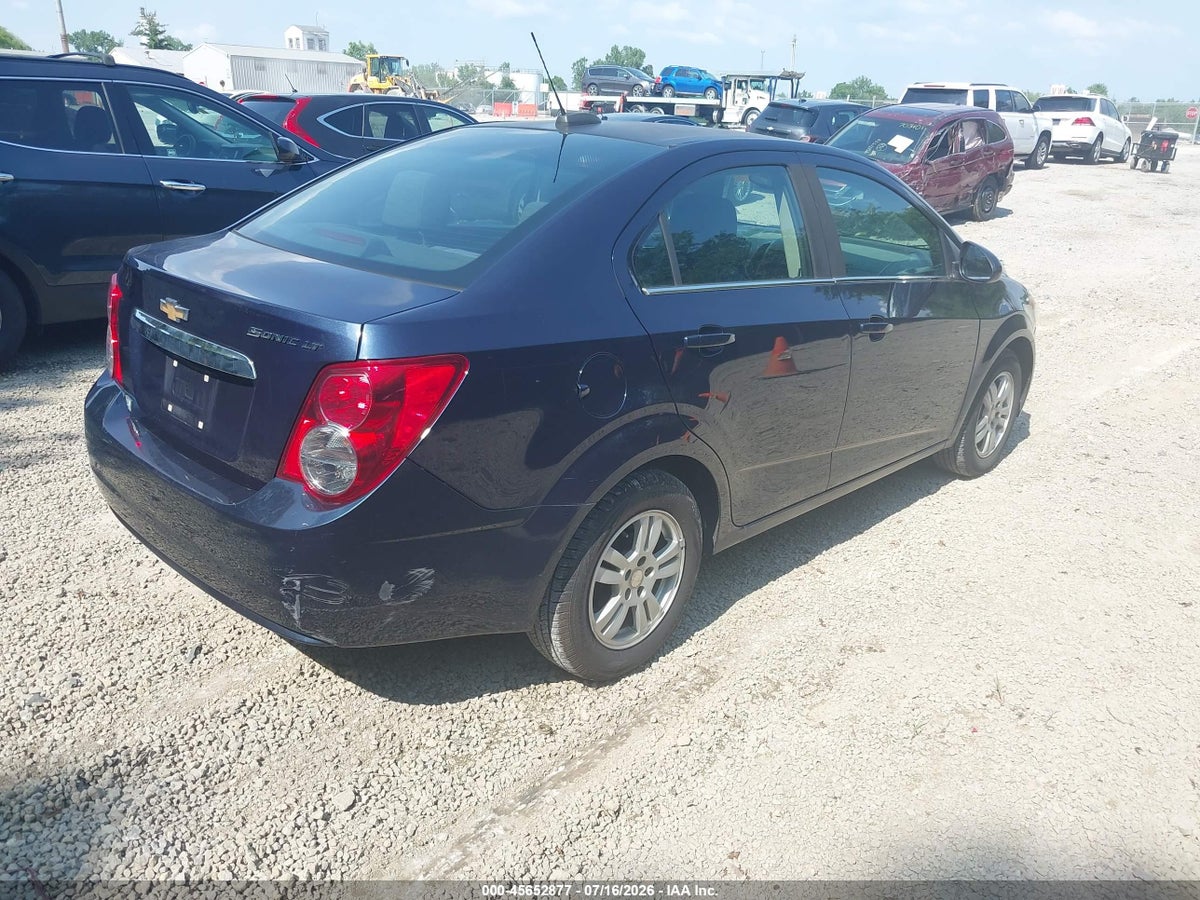 2016 CHEVROLET SONIC LT AUTO — снимка 4
