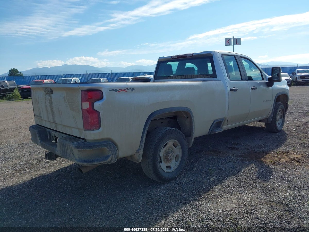 2020 CHEVROLET SILVERADO 2500HD 4WD LONG BED WT — снимка 4