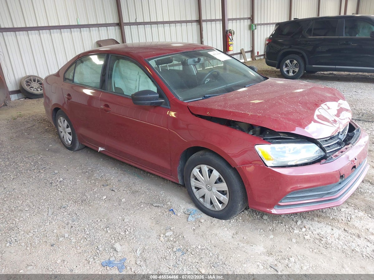 2016 VOLKSWAGEN JETTA 1.4T S