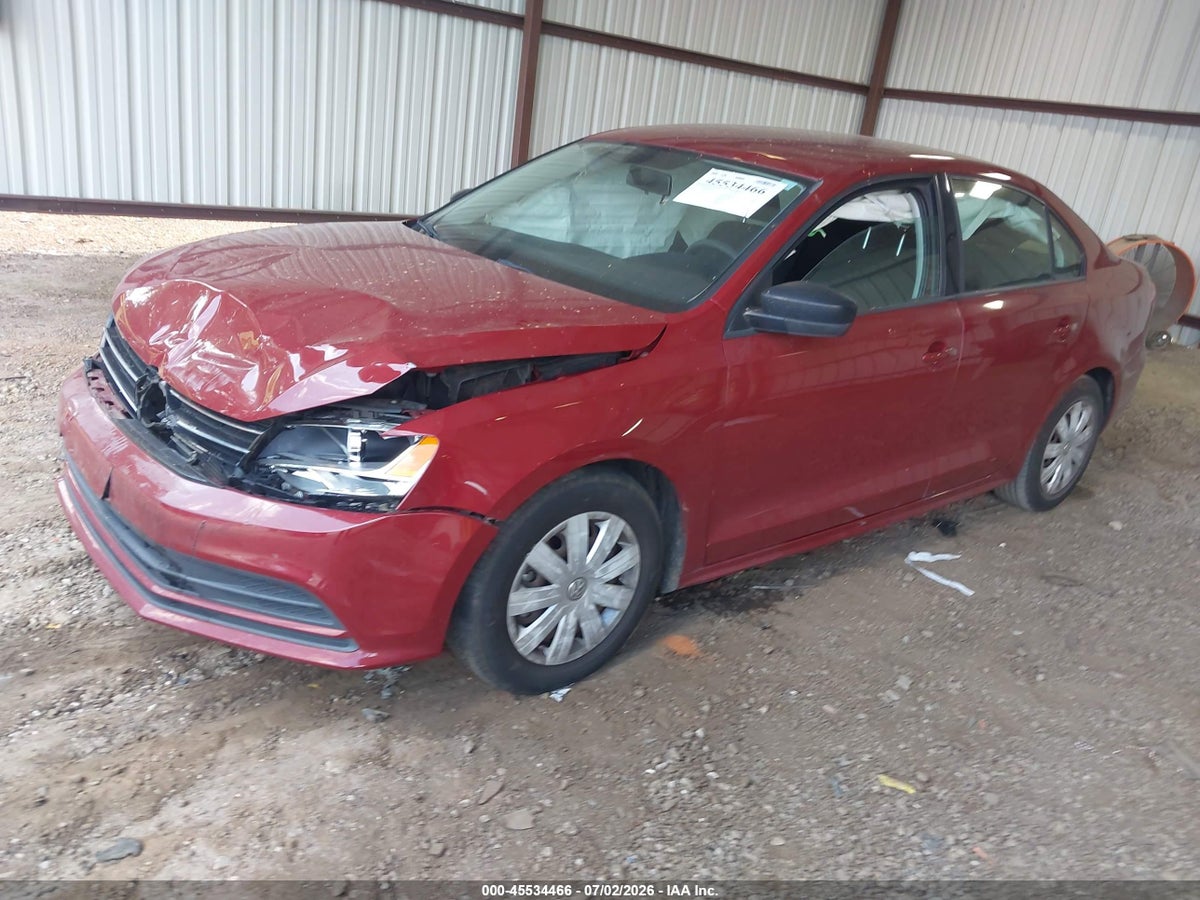 2016 VOLKSWAGEN JETTA 1.4T S — снимка 2
