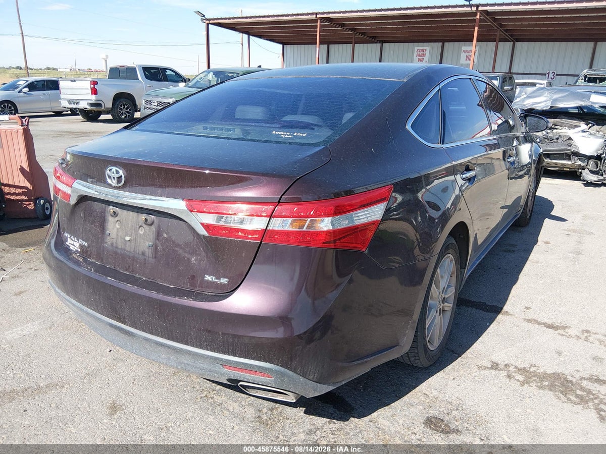 2013 TOYOTA AVALON XLE — снимка 4