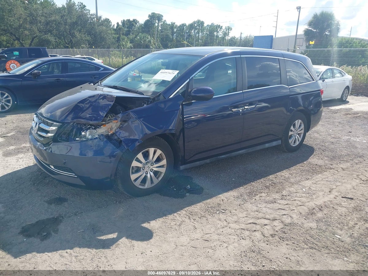 2016 HONDA ODYSSEY SE — снимка 2
