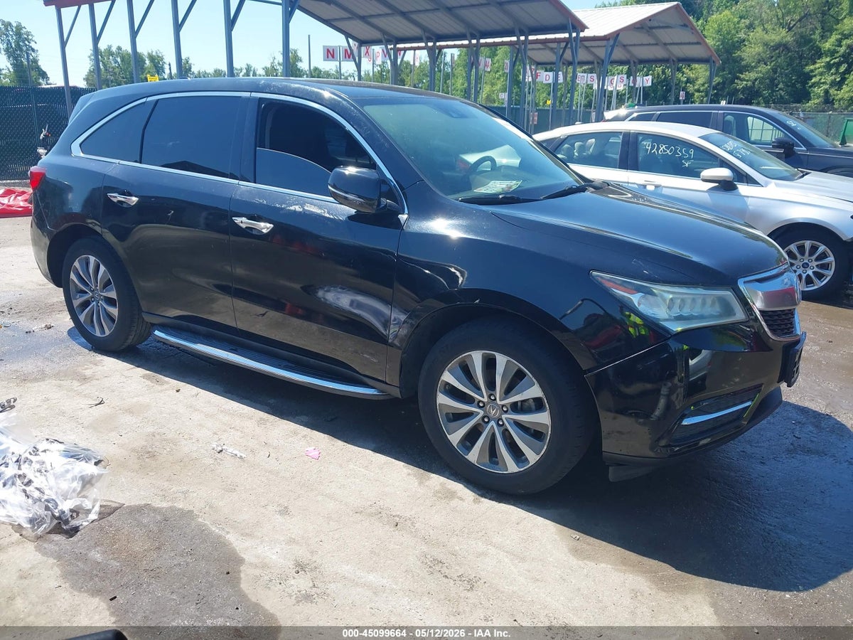 2015 ACURA MDX TECHNOLOGY PACKAGE