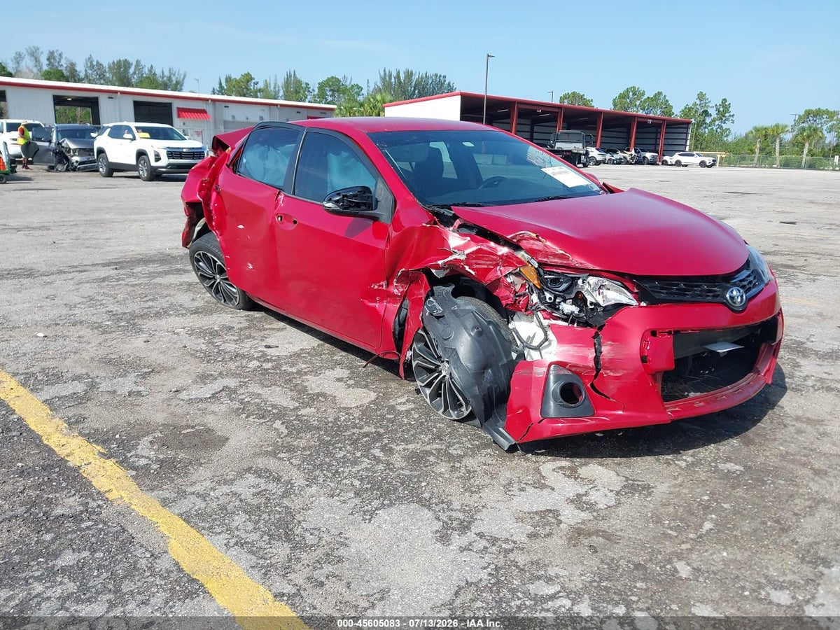 2016 TOYOTA COROLLA S PLUS
