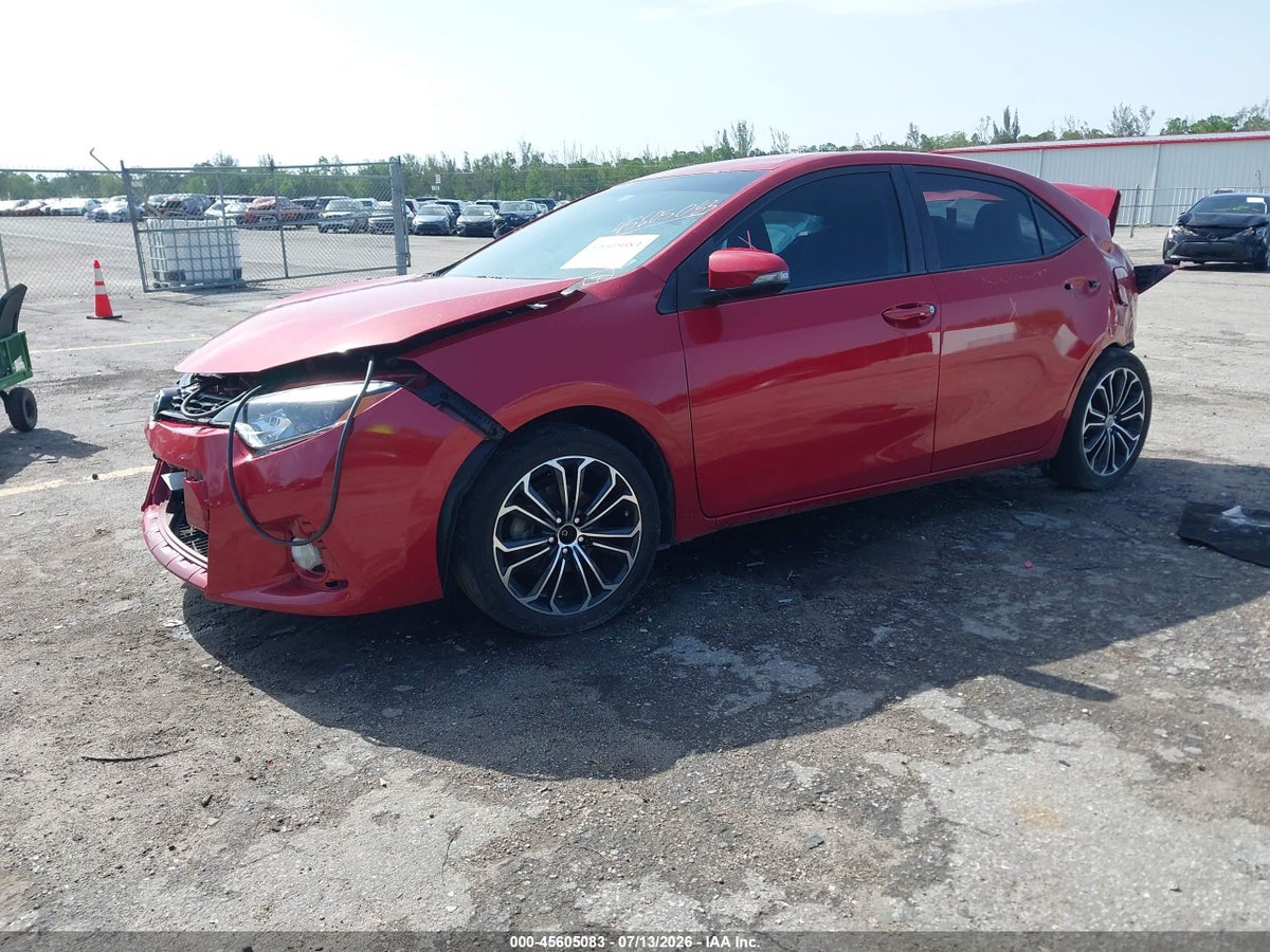 2016 TOYOTA COROLLA S PLUS — снимка 2