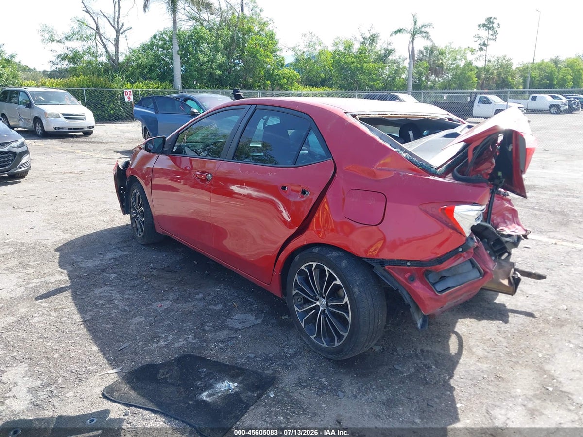 2016 TOYOTA COROLLA S PLUS — снимка 3