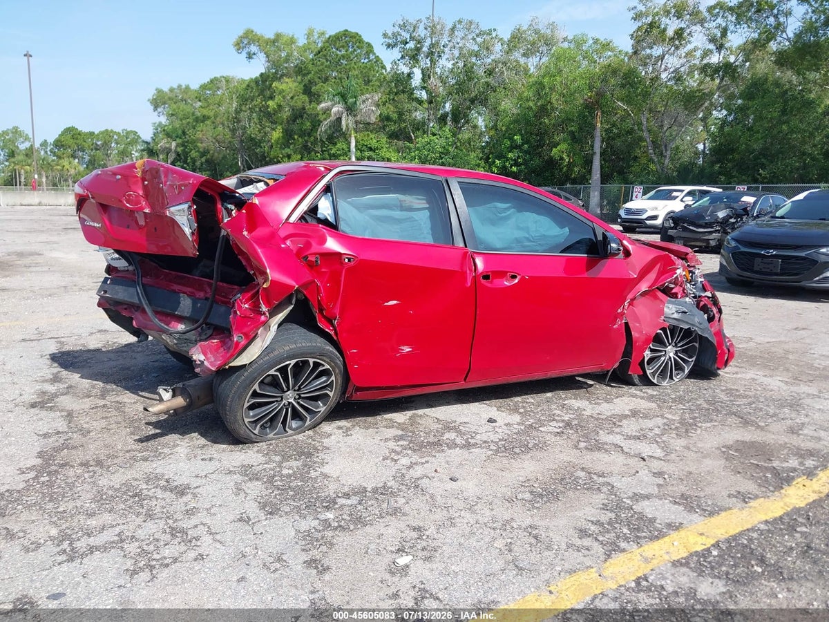 2016 TOYOTA COROLLA S PLUS — снимка 4