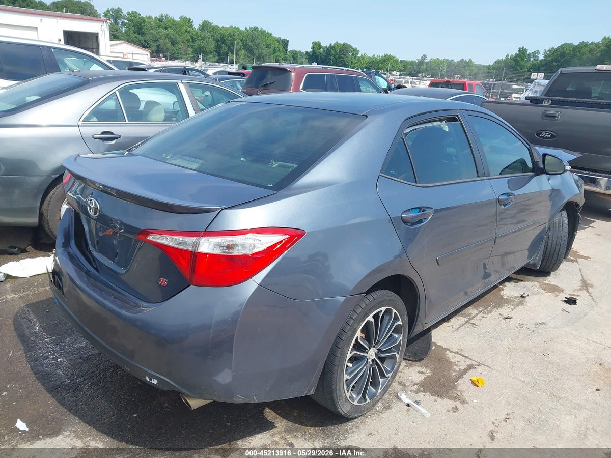 2014 TOYOTA COROLLA S PLUS — снимка 4