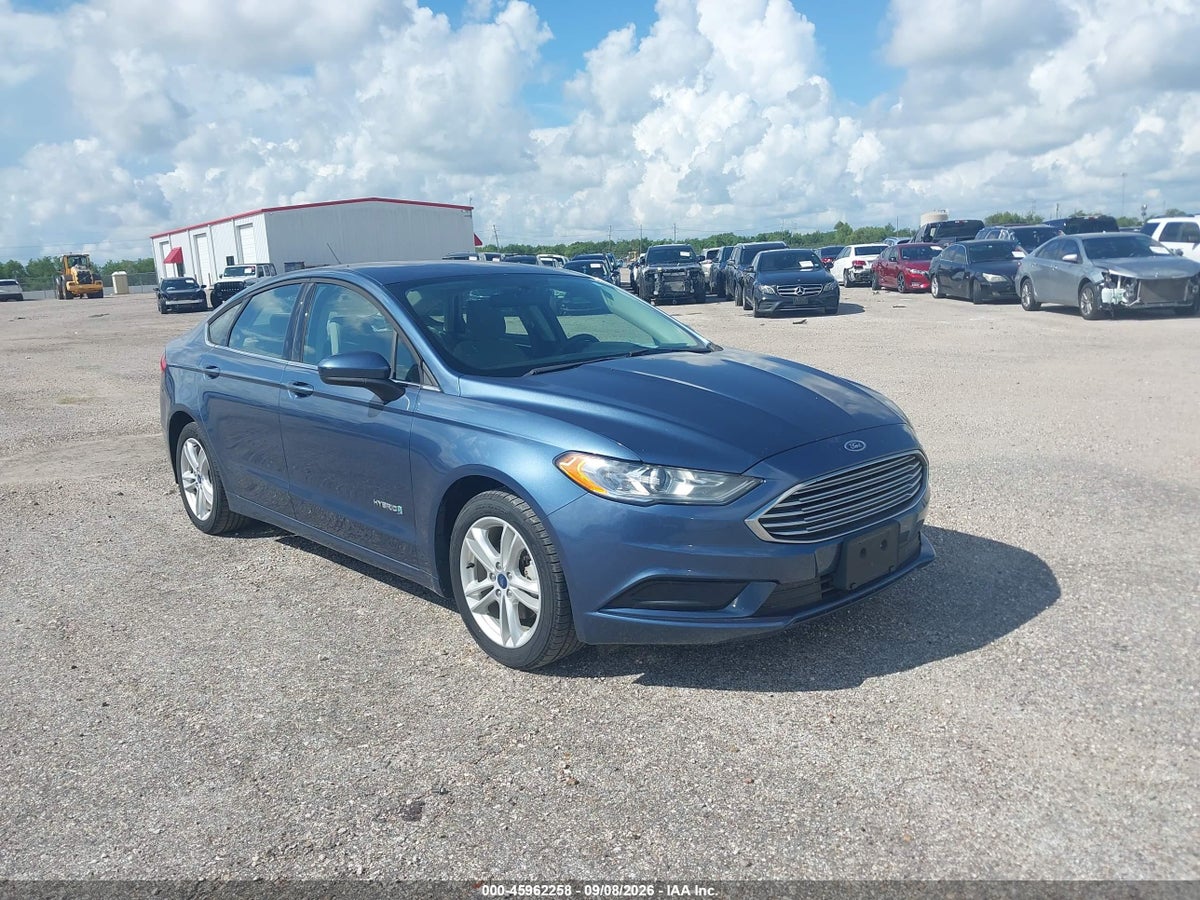 2018 FORD FUSION HYBRID S